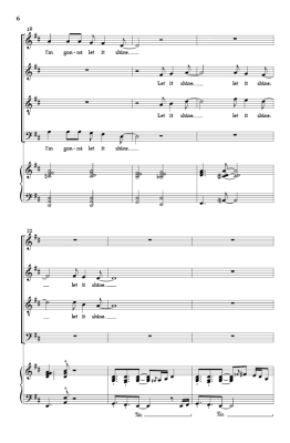 This Little Light of Mine - Spiritual/Gibson - SATB