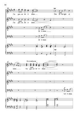 This Little Light of Mine - Spiritual/Gibson - SATB