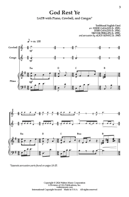 God Rest Ye - Traditional/Cavazos/Gomez - SATB