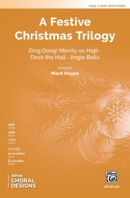 Alfred Publishing - A Festive Christmas Trilogy - Traditional/Hayes - 2pt