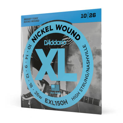 DAddario - EXL150H - Nickel Wound HIGH-STRUNG/NASHVILLE TUNING 10-26