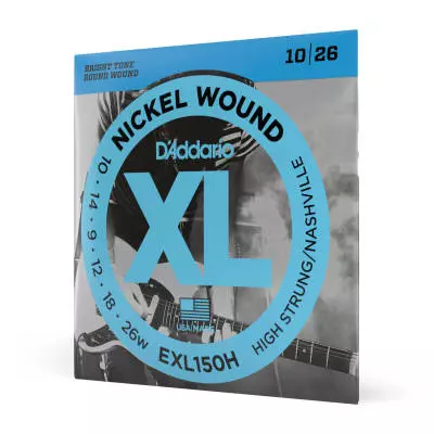 DAddario - EXL150H - Nickel Wound HIGH-STRUNG/NASHVILLE TUNING 10-26