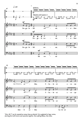 Inkosi Namandla - Traditional/Barrett - SATB divisi