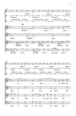 Time Is - van Dyke/Burrows - SATB