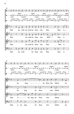 Time Is - van Dyke/Burrows - SATB