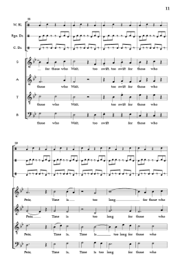 Time Is - van Dyke/Burrows - SATB