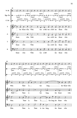 Time Is - van Dyke/Burrows - SATB