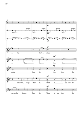 Time Is - van Dyke/Burrows - SATB