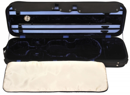 Maestro Oblong 4/4 Violin Case - Black/Blue