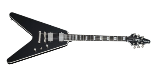 Epiphone - Flying V Prophecy Electric Guitar with Gigbag - Aged Jet Black Metallic