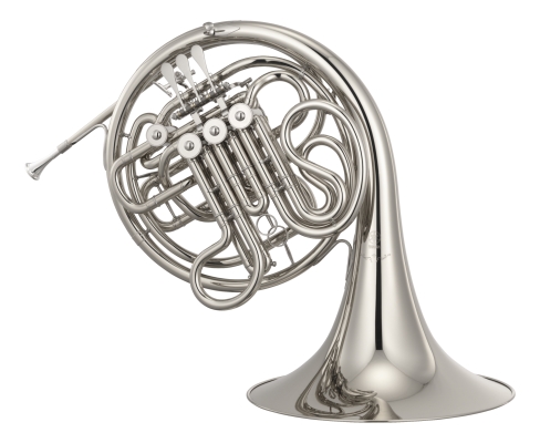Yamaha Band - Professional Kruspe Wrap Double French Horn - Silver Nickel