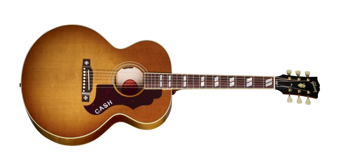 Limited Edition Rosanne Cash J-185 Acoustic/Electric Guitar with Hardshell Case - Heritage Cherry Sunburst