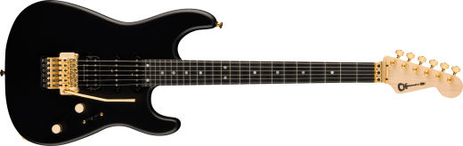 Charvel Guitars - MJ San Dimas Style 1 HSS FR E, Ebony Fingerboard - Satin Black