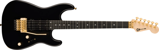 Charvel Guitars - MJ San Dimas Style 1 HSS FR E, Ebony Fingerboard - Satin Black