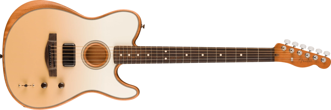 FINNEAS Signature Acoustasonic Player Telecaster, Rosewood Fingerboard - Cappuccino Fade