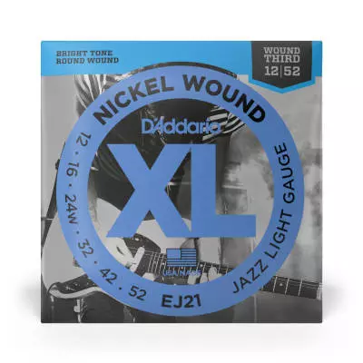 EJ21 - Nickel Wound JAZZ LIGHT 12-52