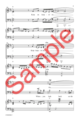 Keep Keepin\' On - Sharpe - SATB