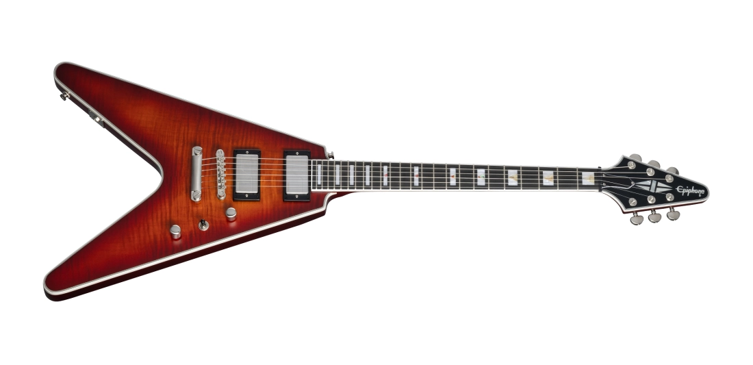 Flying V Prophecy Electric Guitar with Gigbag - Aged Bengal Tiger Burst