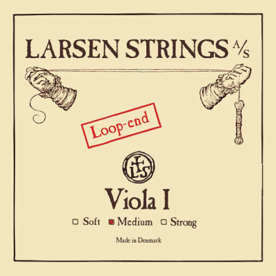 Larsen Strings - Original Viola Single A String - Loop End, Medium