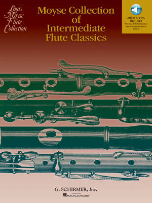 Moyse Collection of Intermediate Flute Classics - Book/Audio Online