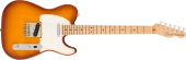 Fender - Limited Edition American Performer Timber Telecaster, Maple Fingerboard - Honey Burst