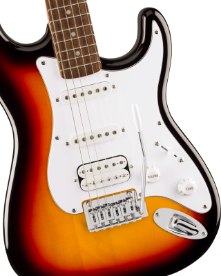 Affinity Series Stratocaster Junior HSS, Laurel Fingerboard - 3-Color Sunburst