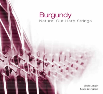 Bow Brand - Burgundy Gut Harp String - 5th Octave, C String