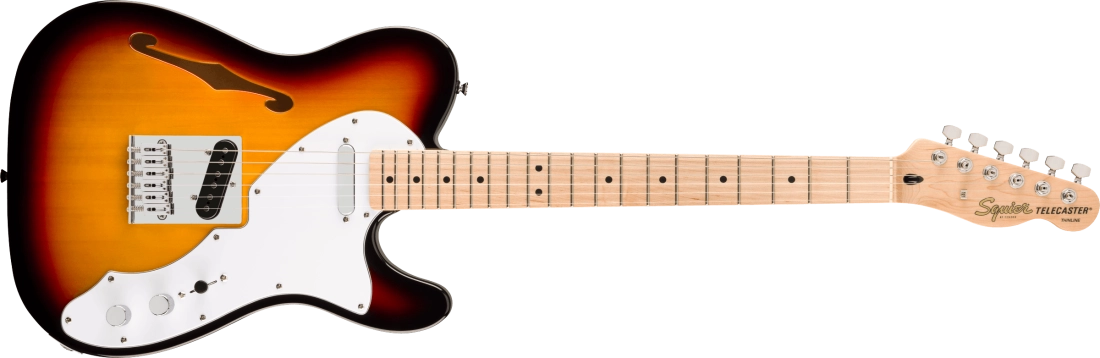 Affinity Series Telecaster Thinline, Maple Fingerboard - 3-Color Sunburst