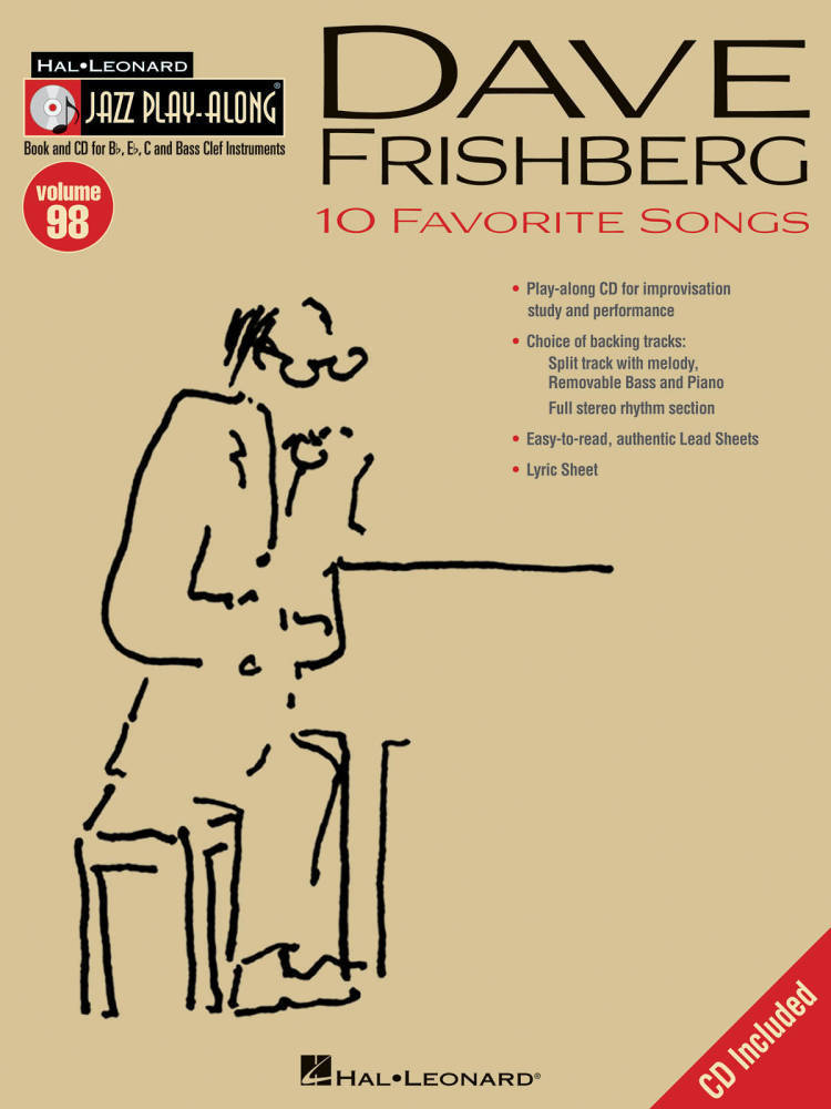 Dave Frishberg: Jazz Play-Along Volume 98 - Book/CD