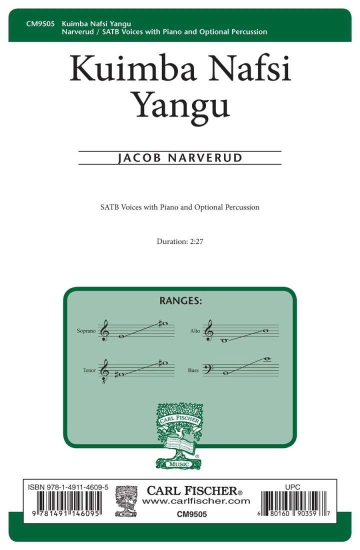 Kuimba Nafsi Yangu - Narverud - SATB