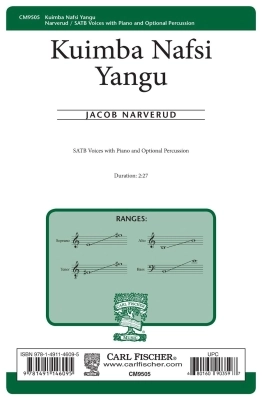 Carl Fischer - Kuimba Nafsi Yangu - Narverud - SATB