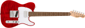 Squier - Affinity Series Telecaster FMT SH, Laurel Fingerboard - Crimson Red Transparent