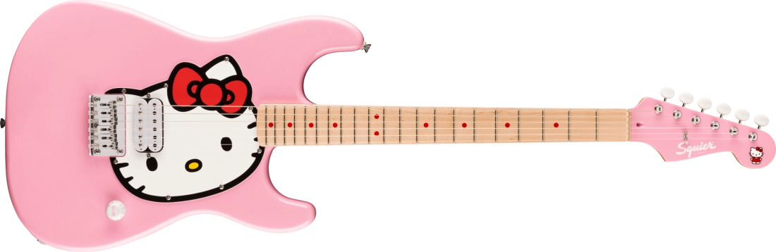 Limited Edition Hello Kitty Stratocaster with Gig Bag - Pink