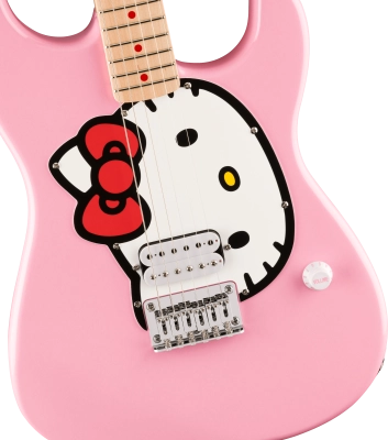 Limited Edition Hello Kitty Stratocaster with Gig Bag - Pink