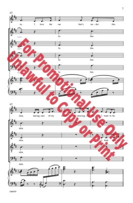 Who I Want To Be - Morris/Menon - SATB