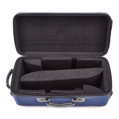 Fiberglass Double Trumpet Case - Blue Nylon