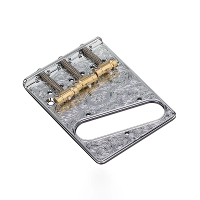 All Parts - TB-5132-010 Gotoh In-Tune Engraved Bridge for Telecaster