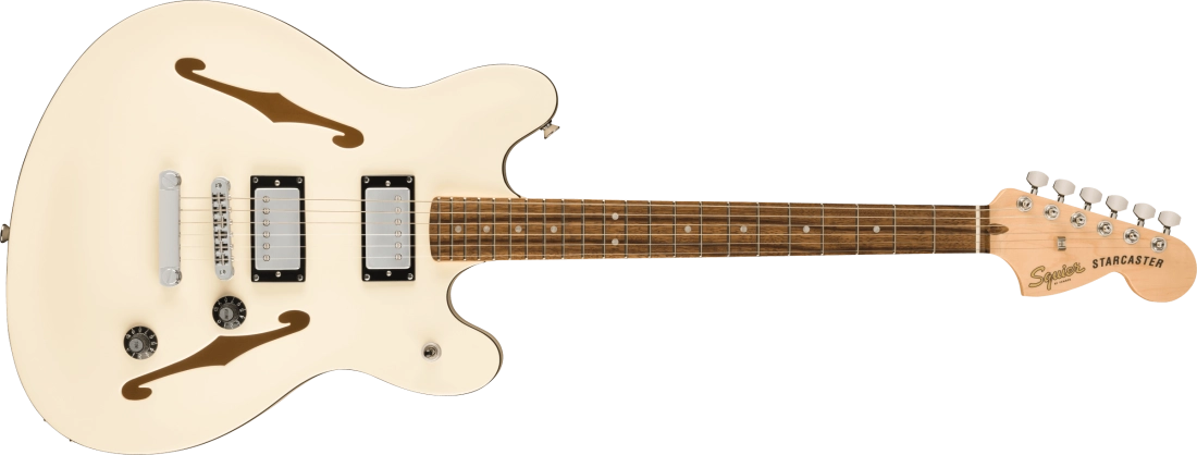 Affinity Series Starcaster Deluxe, Laurel Fingerboard - Olympic White