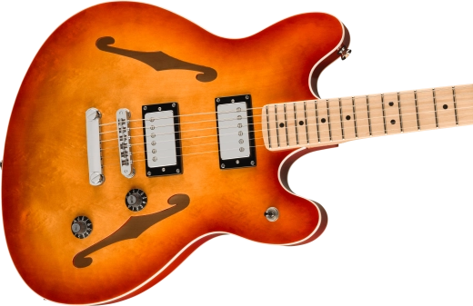 Affinity Series Starcaster Deluxe, Maple Fingerboard - Sienna Sunburst