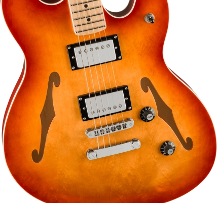 Affinity Series Starcaster Deluxe, Maple Fingerboard - Sienna Sunburst