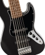 Affinity Series Jazz Bass VI, Laurel Fingerboard - Black Metallic