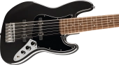 Affinity Series Jazz Bass VI, Laurel Fingerboard - Black Metallic