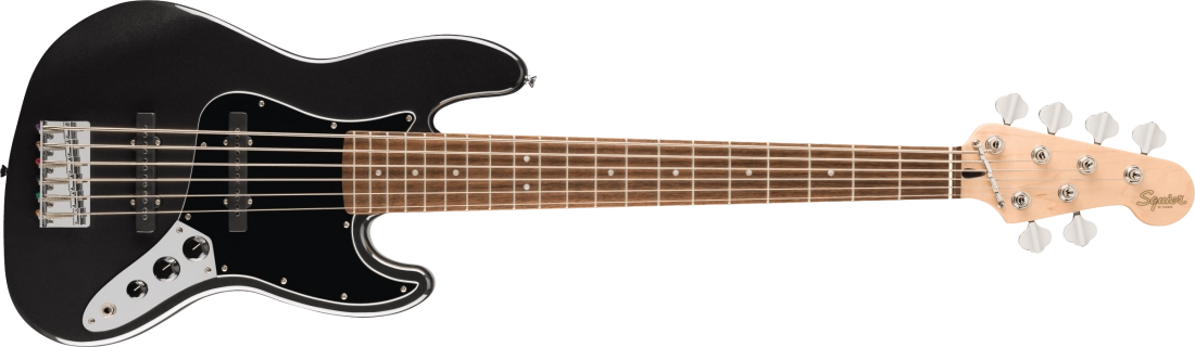 Affinity Series Jazz Bass VI, Laurel Fingerboard - Black Metallic