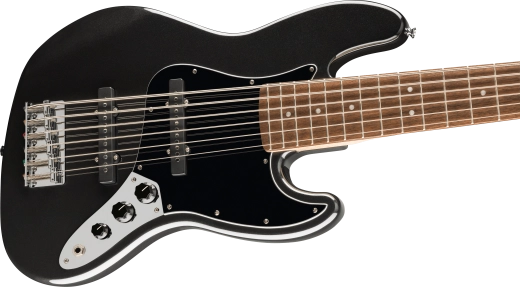 Affinity Series Jazz Bass VI, Laurel Fingerboard - Black Metallic