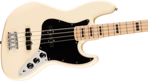 Affinity Series Active Jazz Bass, Maple Fingerboard - Olympic White