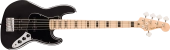 Squier - Affinity Series Active Jazz Bass V, Maple Fingerboard - Black Metallic