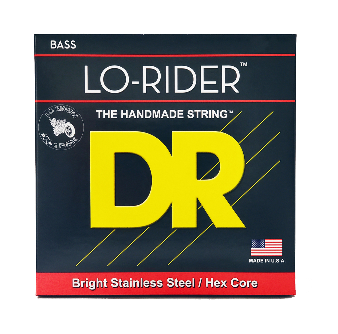 Lo-Rider Hex Core Stainless Steel 5-String Bass Strings - Medium-Heavy Gauge (45-130)
