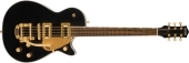 Gretsch Guitars - Limited Edition FSR G5237TG Electromatic Jet FT Single-Cut with Bigsby and Gold Hardware - Black Pearl Metallic