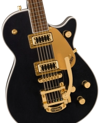 Limited Edition FSR G5237TG Electromatic Jet FT Single-Cut with Bigsby and Gold Hardware - Black Pearl Metallic