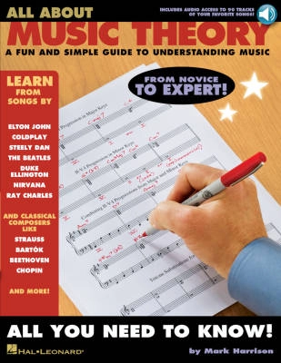 Hal Leonard - All About Music Theory: A Fun and Simple Guide to Understanding Music - Harrison - Book/Audio Online